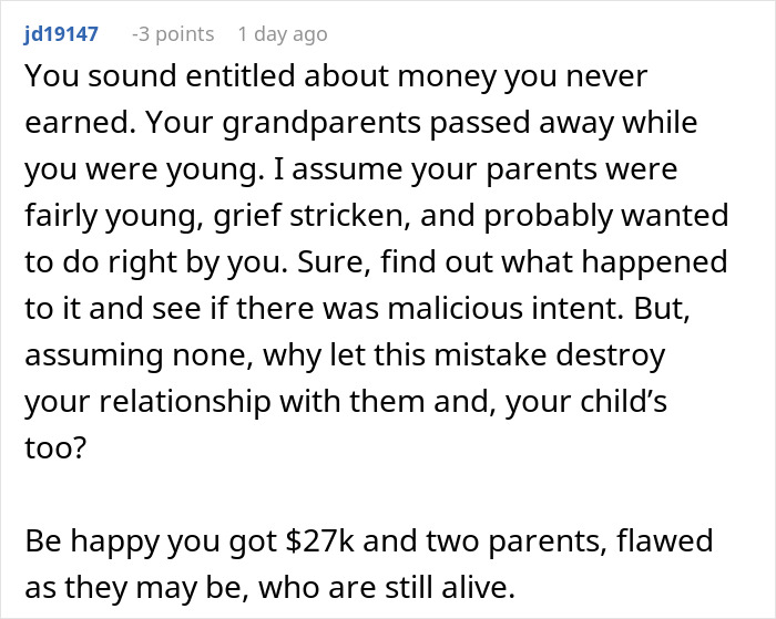 Parents Regret Blowing 90% Of Kid’s Inheritance After Being Banned From Meeting Their Grandkids