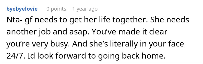 Man Doesn’t Understand Why GF Is Upset He Wants Her Out Of The House, Gets A Reality Check