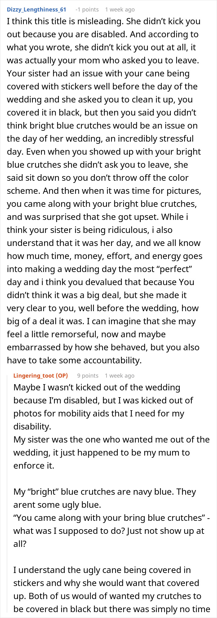 “It’s Her Special Day”: Teen Ruins Sister’s Wedding With His Crutches