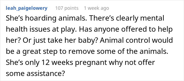 Family Threatens Pregnant Sister With Custody Of The Baby Because Of Her “Zoo-Like”, Filthy Home