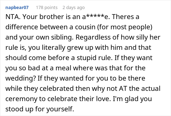 Bride Bans Groom’s Bro From Wedding Due To Age, Sparks Drama As He Refuses To Attend Family Dinner