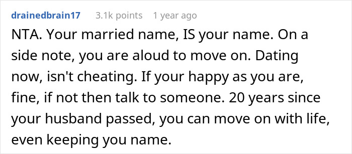 Widow Finally Blows Up At Entitled Sister Who Uses Her Maiden Name Despite Being Told Not To