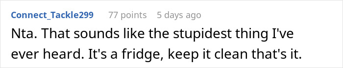 "AITA For Telling My Wife I Hate Her Fridgescaping?"