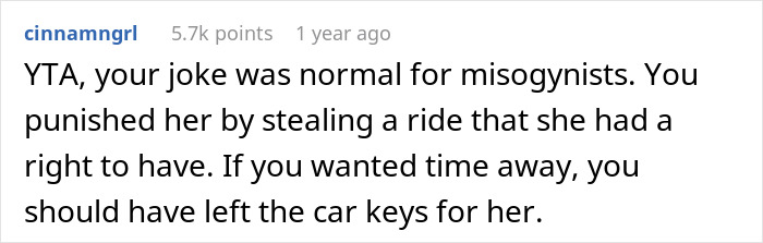 Man Leaves GF Without A Ride And Ignores Her Calls For Not Dropping His Misogynistic Comment