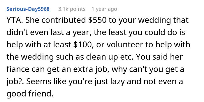 Woman Called “Selfish” For Refusing To Help Fund Friend’s Wedding, People Agree With The Bride