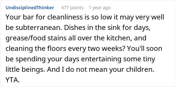 “She Packed A Bag”: Man Blows Off Wife’s Cleaning Demands, She Finally Loses It