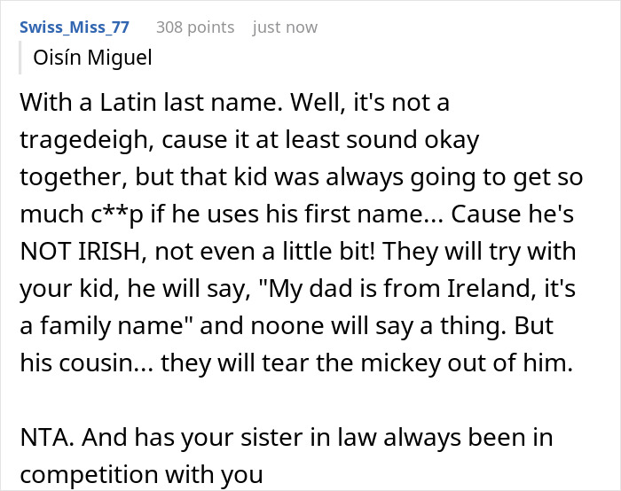 SIL Steals Woman's Favorite Baby Name, Is Livid When She Still Gives Her Baby The Same Name