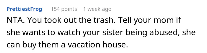 Guy Trashes Vacation Home, Expects His GF To Clean Up After Him, Her Sister Is Not Having It