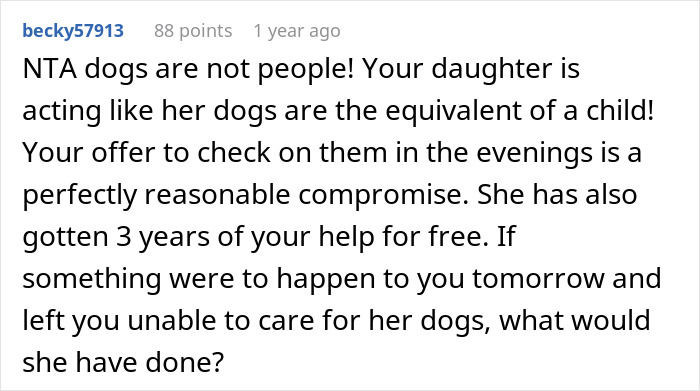 Woman Stops Talking To Mom Who Chose To Babysit Her Grandson Instead Of Watching Her Dogs