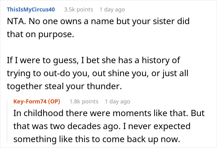 “AITA For Leaving The Hospital After My Sister Gave Birth And Announced The Name Of Her Baby?”