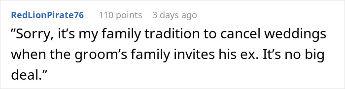 In-Laws Go Behind Bride’s Back And Invite Banned Guest To The Wedding, She Cancels The Whole Thing