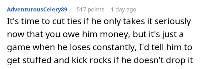 "I Don't Think I Want Him In My Life Anymore": Friend Finally Wins Bet, Demands Money