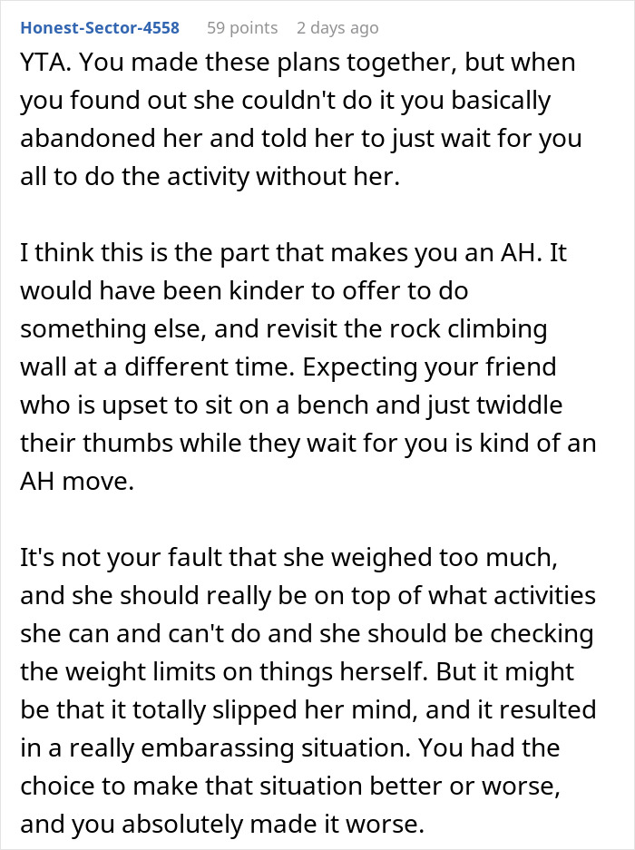 Friends Leave Obese Woman Behind As Her Weight Won’t Let Her Rock Climb, Drama Ensues