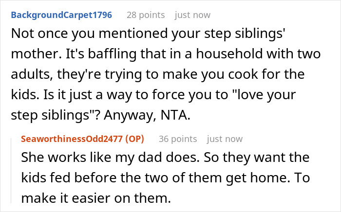 Entitled Dad Demands Bio Son Start Cooking For His Stepchildren, Gets Livid As Mom Supports Kid