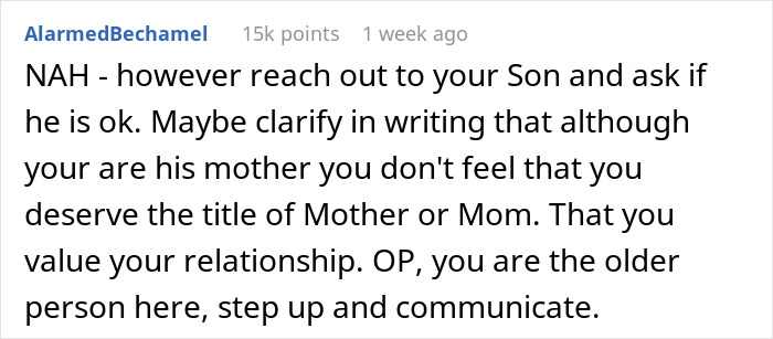 “It Feels Disrespectful”: Woman Becomes Uncomfortable When Biological Son Calls Her “Mom”