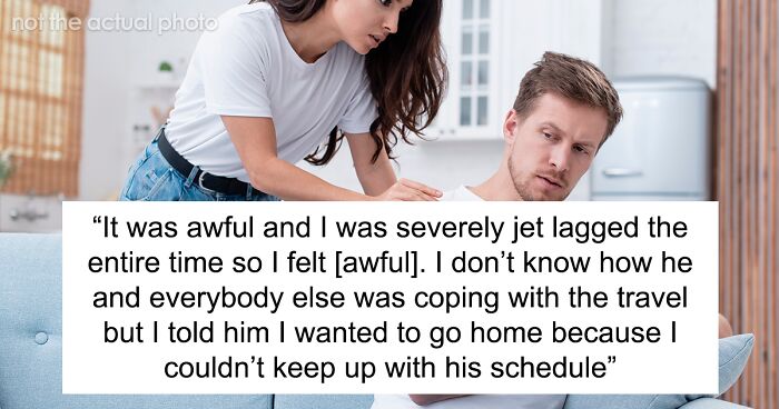 Netizens Call Out Nagging Wife Who Forced Hubby To Take Her Along On Work Trip And Ruined It