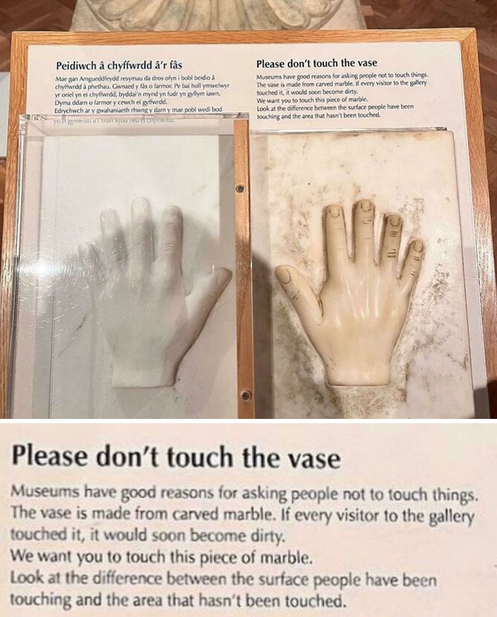 A Museum Demonstrating What Happens When You Let Visitors Touch Marble