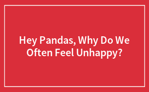 Hey Pandas, Why Do We Often Feel Unhappy?