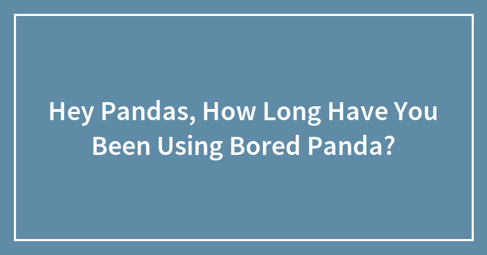 Hey Pandas, How Long Have You Been Using Bored Panda? (Closed)