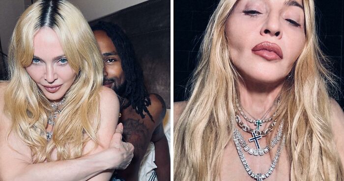 Madonna’s Topless Selfie With Rumored Beau Makes Fans Think She’s Had “Too Much Bad Work Done”