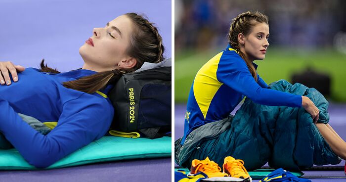 Yaroslava Mahuchikh’s Bizarre Relaxation Technique Stuns Olympic Viewers