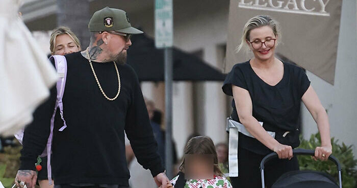 Cameron Diaz And Benji Madden Spotted Enjoying A Rare Family Outing With Their Two Kids