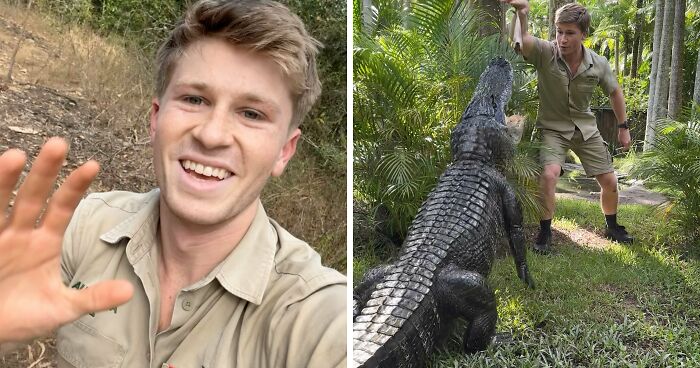 Robert Irwin Suffers Freak Accident While On Top Of Crocodile’s Head