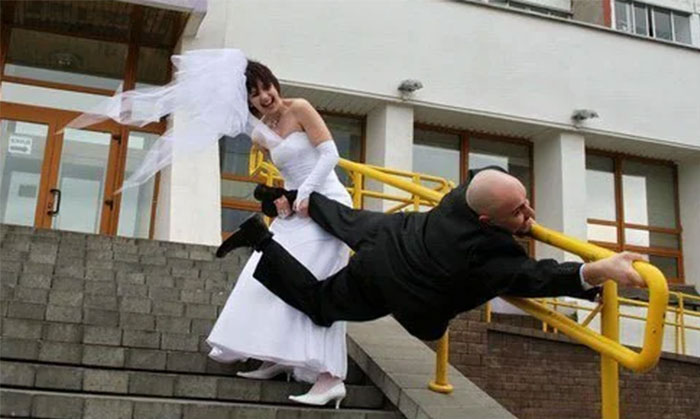 Hey Pandas, Share The Funniest Pics From Your Wedding (Closed)