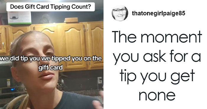 “Tipping Is Out Of Control”: Waitress Rejects 35% Gift Card Tip, Leaving Customer Confused