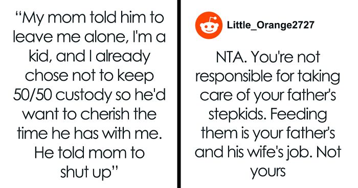 Entitled Dad Demands Bio Son Start Cooking For His Stepchildren, Gets Livid As Mom Supports Kid