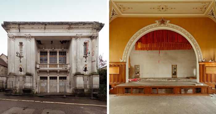 The Ghostly Elegance Of Abandoned Theaters That I Captured Across The World (35 Pics)