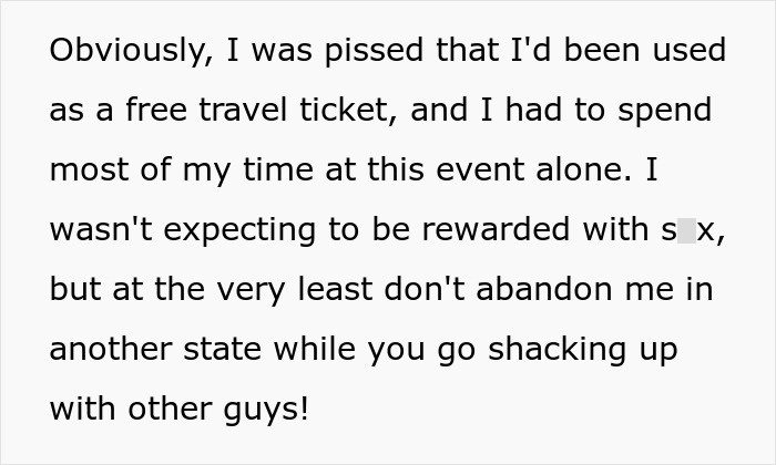 Man Drives Date To Other State For Event, She Hooks Up With Other Guy But Expects To Be Driven Back