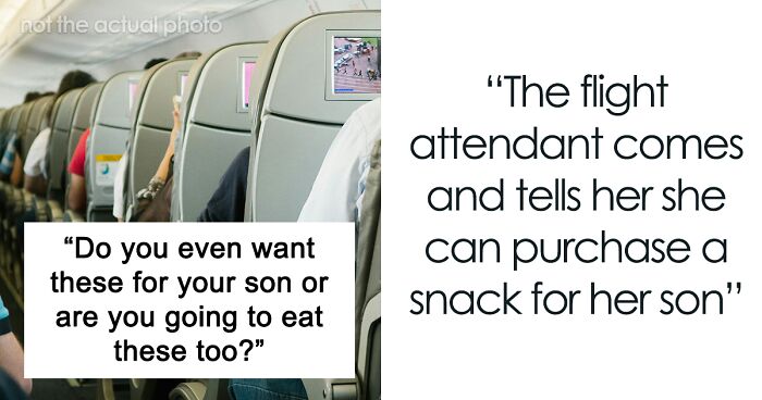 Mom Helps Herself To Two Bags Of Goldfish, Demands Passenger Give Up Theirs As Her Son Got None