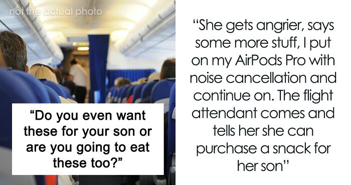 “My Child Is Hungry”: Entitled Mom Demands Plane Passenger Give Their Snack To Her Son