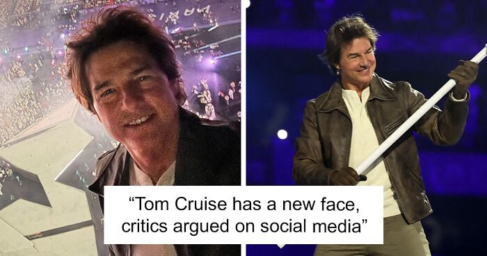 Fans Stunned By Tom Cruise’s “New Face” At Olympics Closing Ceremony, Say He Overdid Botox And Fillers