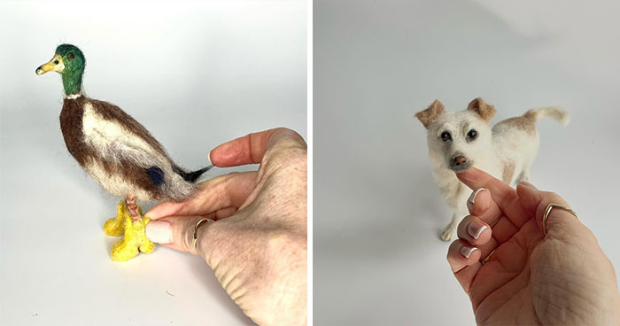 This Artist Makes Extremely Realistic Wool Figures Of Animals, And Here Are 30 Of The Best