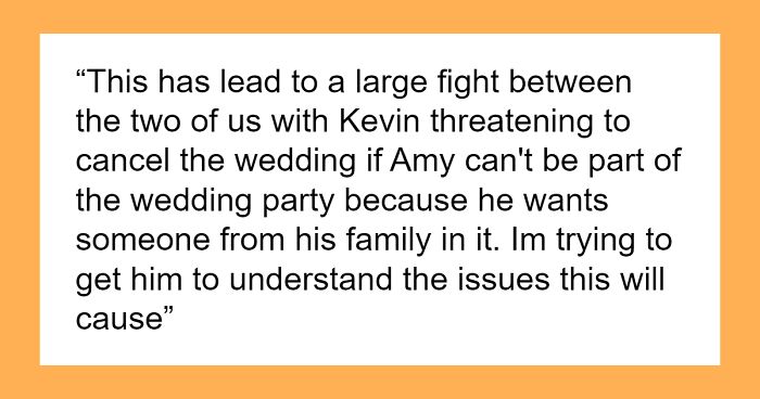 Bride Finds Out Fiancé’s Best Man Is A Trans Woman, Doesn’t Want Her In Wedding Party, He’s Livid