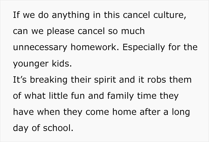 Woman Is Heartbroken After Her 1st Grader Son Spends Hours On Homework On His 2nd Day Of School