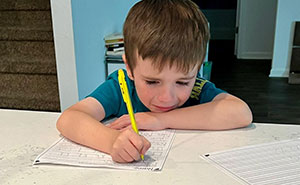 Woman Is Heartbroken After Her 1st Grader Son Spends Hours On Homework On His 2nd Day Of School