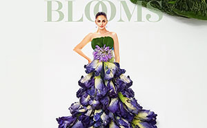 Blooms Magazine: 30 Imaginary Magazine Covers Featuring My Floral Dress Designs