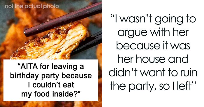 Guest Leaves After Being Told To Eat Non-Vegan Food Outside By Party Host, Exposes Her To Friends