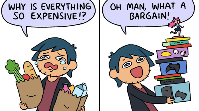 Gamer Humor: 31 Comics About A “Clueless Hero” Created By These Two Artists (New Pics)