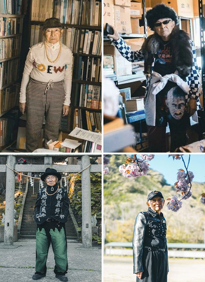 This 84-Year-Old Japanese Grandpa Let His Grandson Dress Him And Now He's Modeling On Instagram