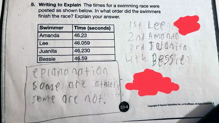 Kid's Explanation For His Homework 