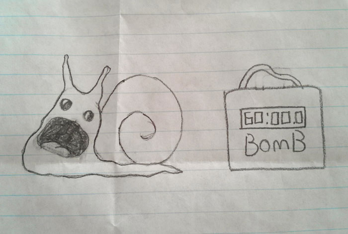 My Son Drew This In 5th Grade. Perhaps I'm Biased, But I Thought It Was Clever And Funny