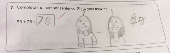 An 8-Year-Old Student Of Mine Showing Her Thinking