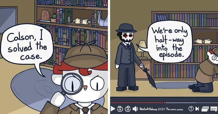 This Artist Illustrates Everyday Life Situations In Silly And Fun Comics (34 Pics)