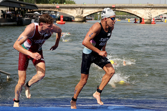 Olympic Triathlete Tyler Mislawchuk Attributes Vomiting To Achilles Recovery, Not Seine Pollution