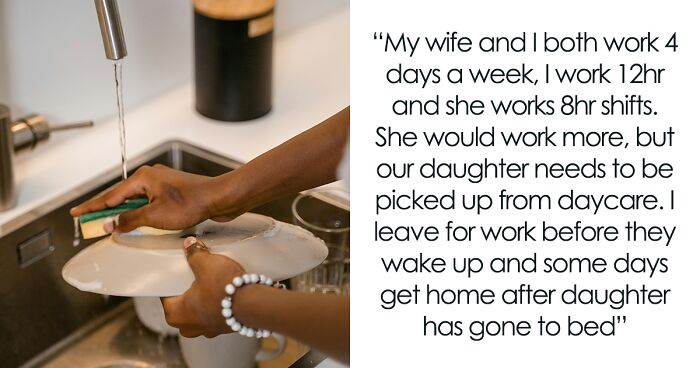 Man Refuses To Help Working-Mom Wife With Household Chores Until She Picks Up After Herself