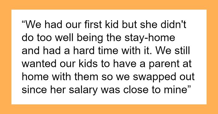 Stay-At-Home-Dad Dubbed Smug By Wife's Friends For Saying Parenting Is Simply A 